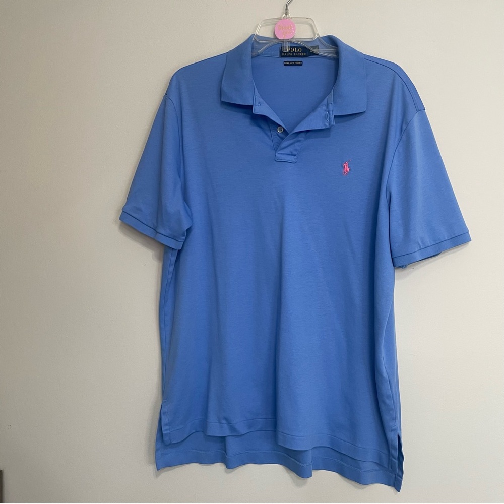 Polo by Ralph Lauren Men's Blue Polo Shirt~ Size XL~ Office‎ or Business Casual
